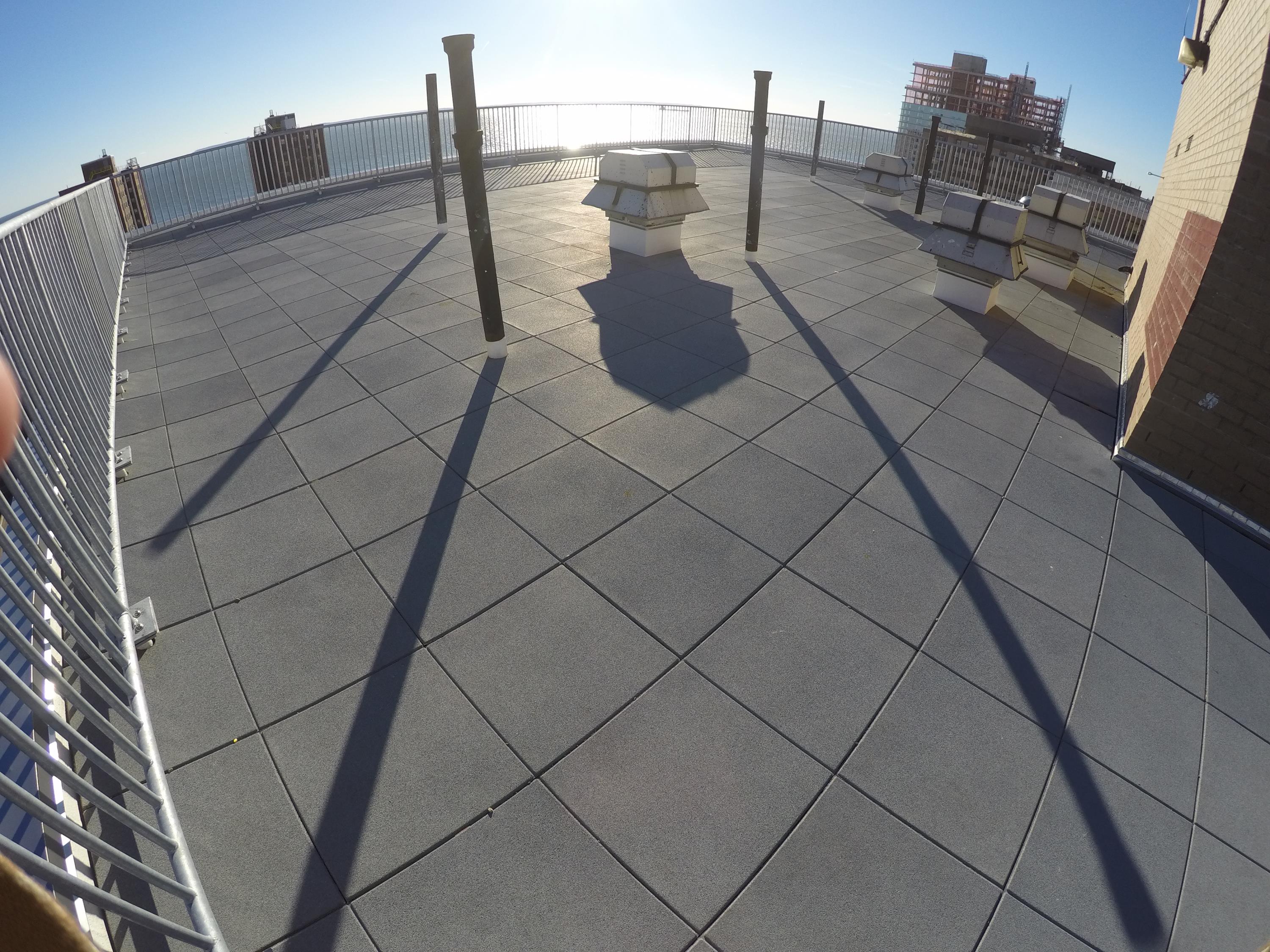 Rubber Pavers Drainage Rubber Roof Deck Pads Interlocking Rubber